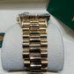 Rolex President Day Date 18038 18k Yellow Gold Gold Diamond Dial