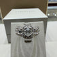 1.45 CTW Emerald Cut Three-Stone Diamond Ring | 14K White Gold