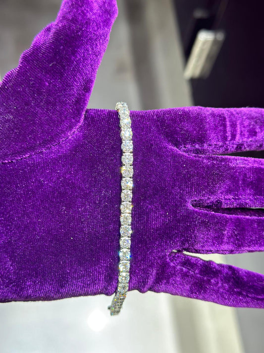 Lab Grown Diamond Tennis Bracelet 12 carats