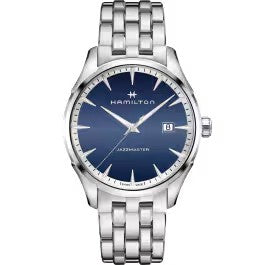 Hamilton Jazzmaster Gent Quartz - Dial color:Blue - H32451141