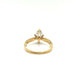 18k yellow gold 1.06ct Marquise solitaire Engagement ring