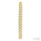 1 Ctw Inside-Out Round Cut Diamond Hoop Earrings in 14K Yellow Gold