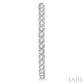 3 Ctw Inside-Out Round Cut Diamond Oval Shape Hoop Earrings in 14K White Gold