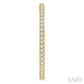 1 1/2 Ctw Inside-Out Round Cut Diamond Oval Shape Hoop Earrings in 14K Yellow Gold