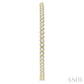 5 Ctw Inside-Out Round Cut Diamond 1 3/4 Inch Hoop Earrings in 14K Yellow Gold