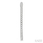 3 Ctw Inside-Out Round Cut Diamond 1 1/2 Inch Hoop Earrings in 14K White Gold