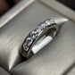 LADIES 8 ROUND DIAMOND BAND IN platinum 1 carat