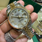 Rolex Datejust 18k/ss Jubilee factory Mother of pearl diamond dial  116233