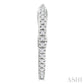 1/6 Ctw Inside & Outside Round Cut Diamond Hoop Earrings in 10K White Gold