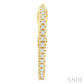 1/6 Ctw Inside & Outside Round Cut Diamond Hoop Earrings in 10K Yellow Gold