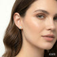 1/5 Ctw Petite Bezel Set Emerald Cut Diamond Fashion Stud Earrings in 10K Yellow Gold