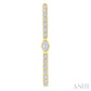 1/3 Ctw Marquise and Round Cut Diamond Rectangular Fashion Hoop Earrings in 14K Yellow Gold