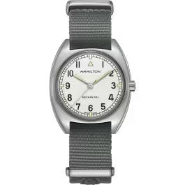 Hamilton Khaki Aviation Pilot Pioneer Mechanical - Dial color:Silver - H76419951