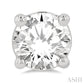 1 1/4 Ctw Round Cut Diamond Stud Earrings in 14K White Gold