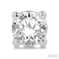 1/2 Ctw Round Cut Diamond Stud Earrings in 14K White Gold