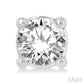 1/3 Ctw Round Cut Diamond Stud Earrings in 14K White Gold
