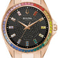 Bulova Black Dial Stainless Steel Bracelet Phantom 97A180