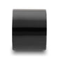 AXWELL Black Flat Pipe Cut Tungsten Carbide Ring with Polished Finish - 20mm