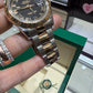 Rolex 116333 Datejust II 18k Stainless Steel 41mm Black Roman