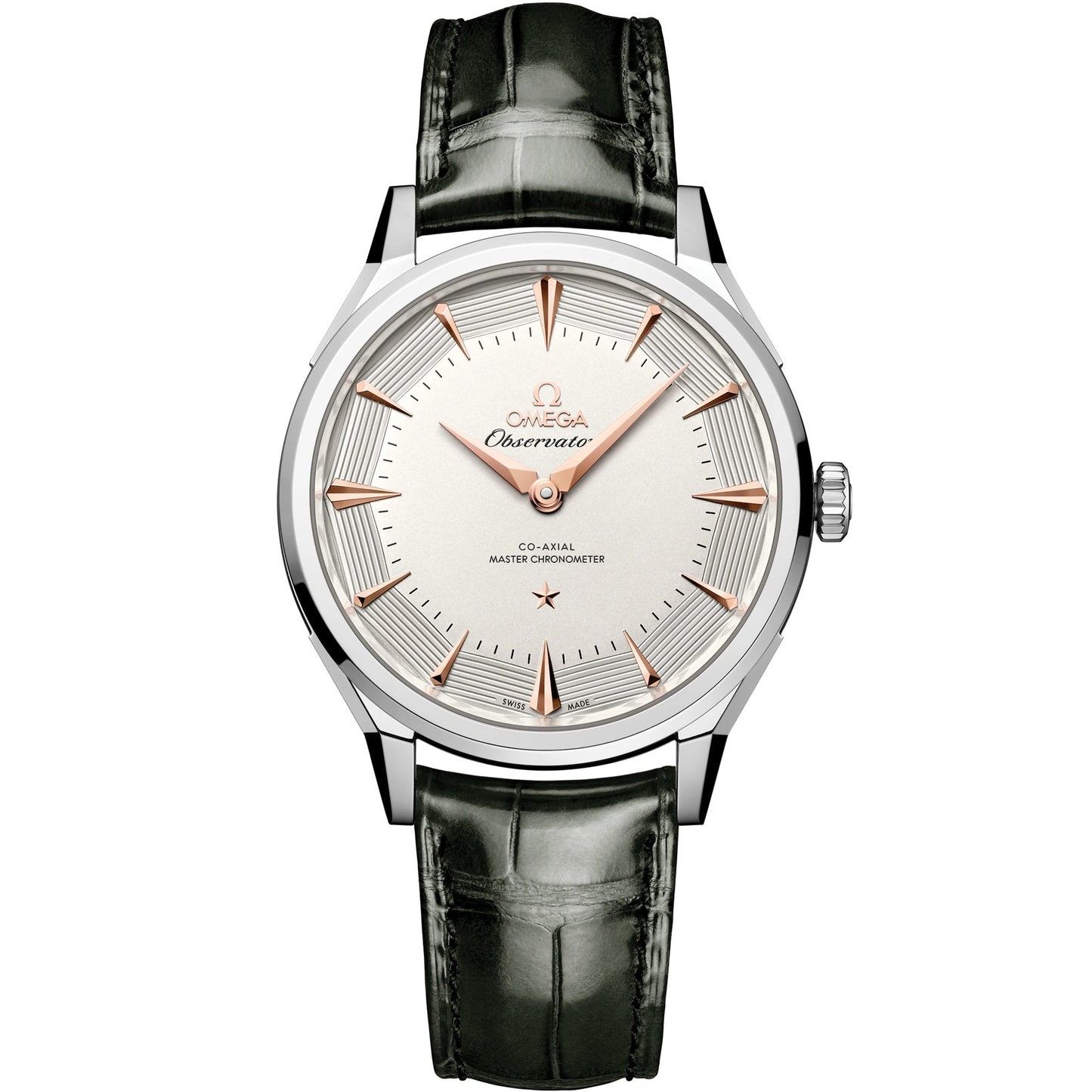 Omega Constellation Observatory 39.4 mm — O-megasteel on Alligator (140.13.39.21.02.001)