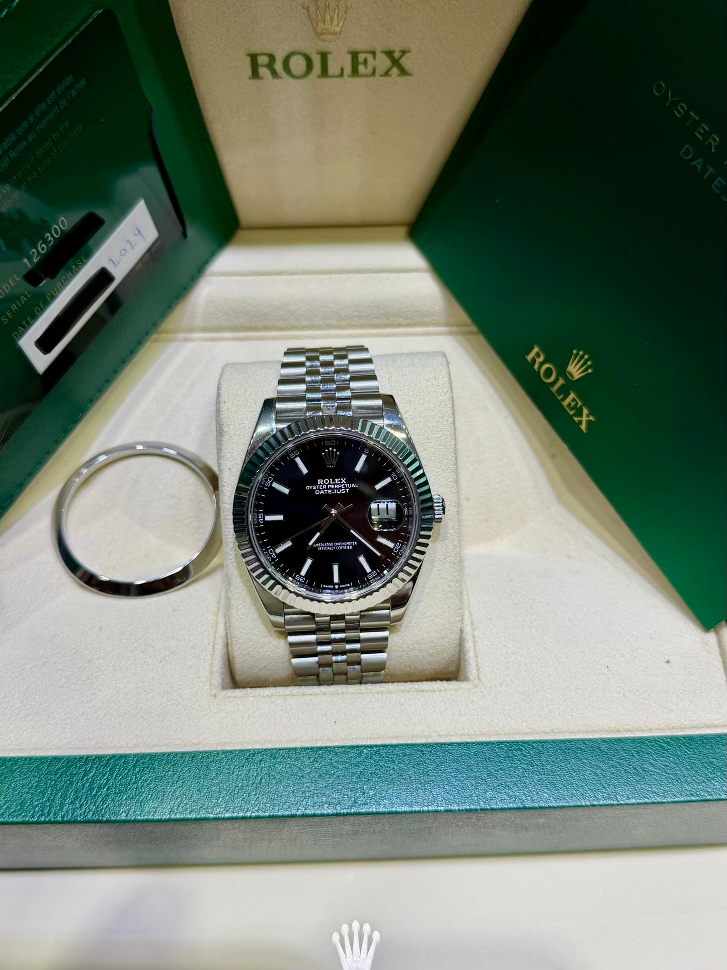 Rolex Datejust 41mm Stainless Steel 126300BXJ