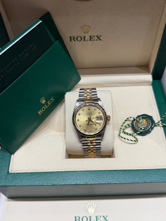 Rolex Datejust | Two Tone 18k/Stainless Steel | 36 mm 16013