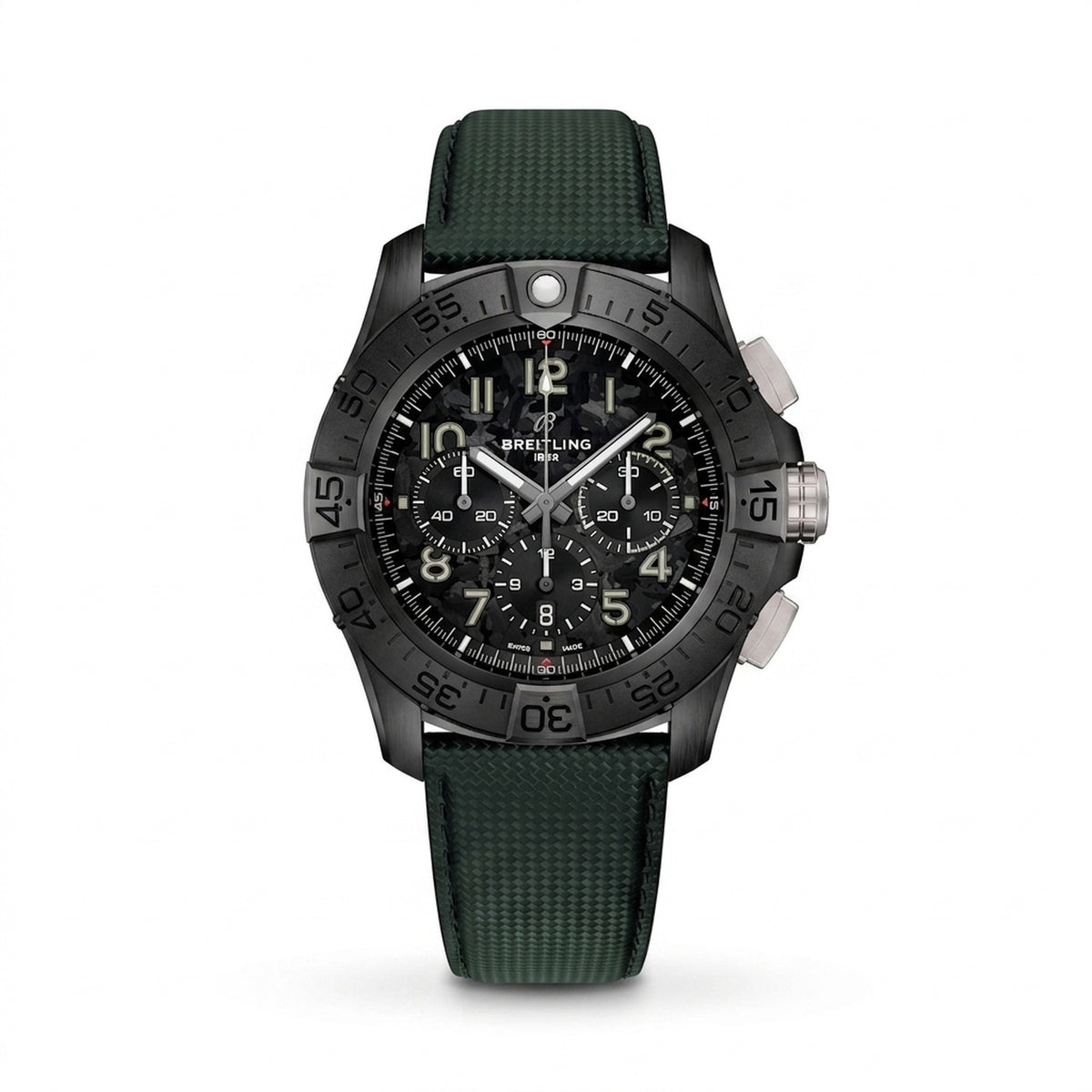 Breitling Super Avenger B01 Chronograph 46 Night Mission — Carbon Dial