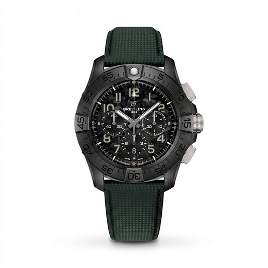 Breitling Super Avenger B01 Chronograph 46 Night Mission — Carbon Dial