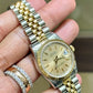 Rolex Datejust Mid size 31mm Champagne dial 68273