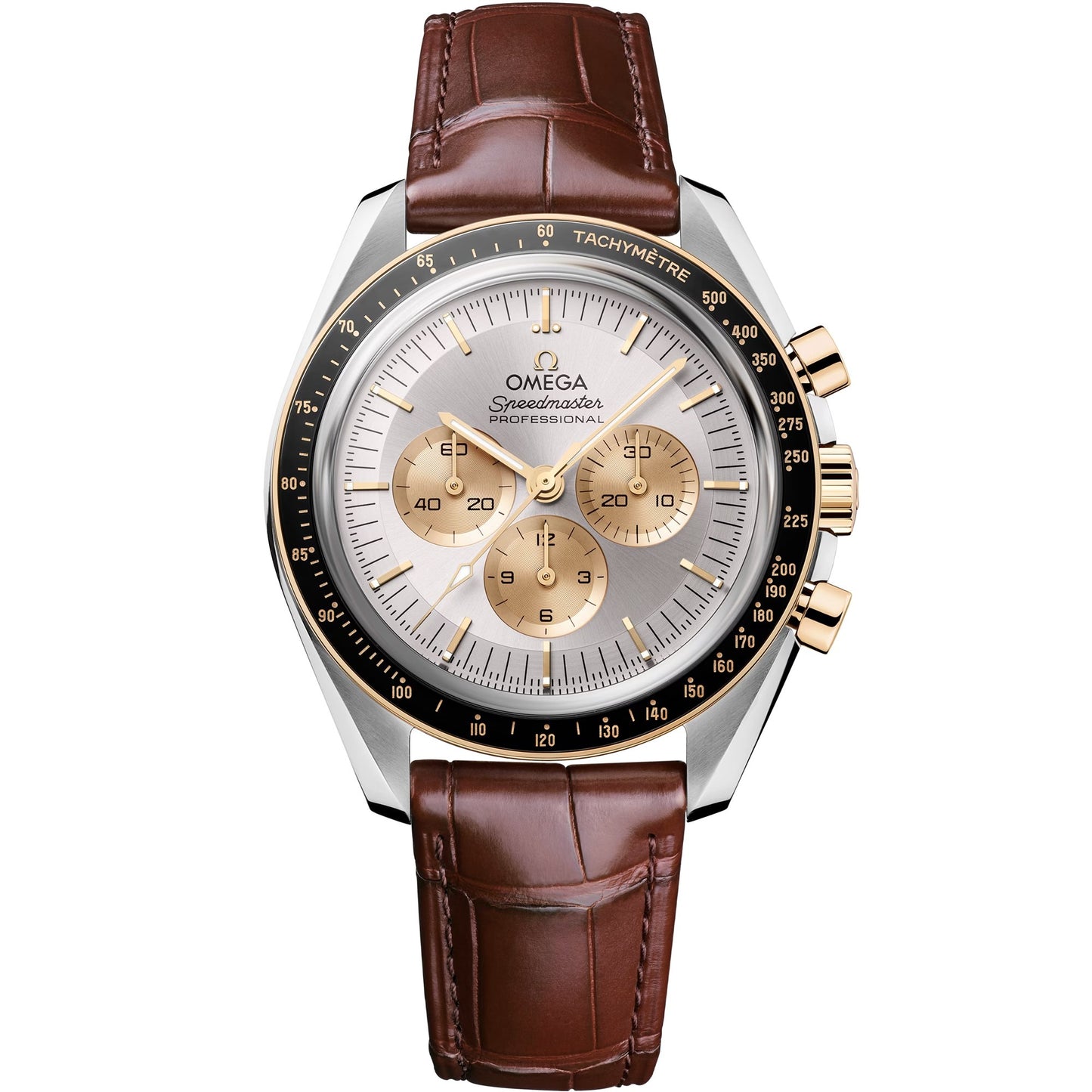 Omega Speedmaster Moonwatch Professional 42 mm — Steel ‑ Moonshine™ Gold on Alligator