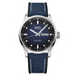 MIDO Multifort M Blue Dial, Stainless Steel Watch Blue Fabric Strap - 42mm