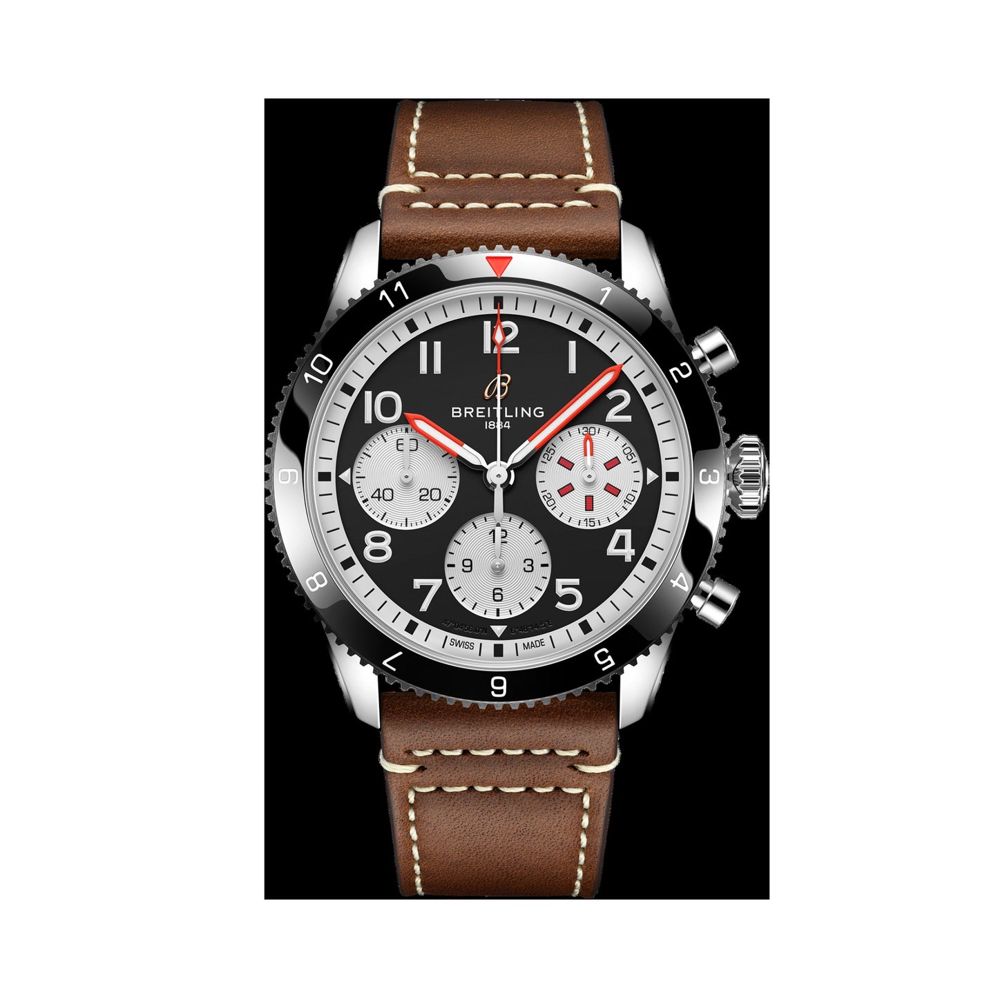 Breitling Classic AVI Chronograph 42 Mosquito — Black Dial