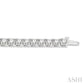 12 Ctw Square Shape Round Cut Diamond Tennis Bracelet in 14K White Gold