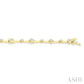 1 1/5 Ctw Mixed Diamond Cut Bar Link Bracelet in 14K Yellow Gold