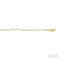 3 MM Round Shape Cultured Pearl and 1/20 Ctw Round Cut Diamond Fashion Station Bracelet in 14K Yellow Gold