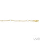 3 MM Round Shape Cultured Pearl and 1/20 Ctw Round Cut Diamond Fashion Station Bracelet in 14K Yellow Gold
