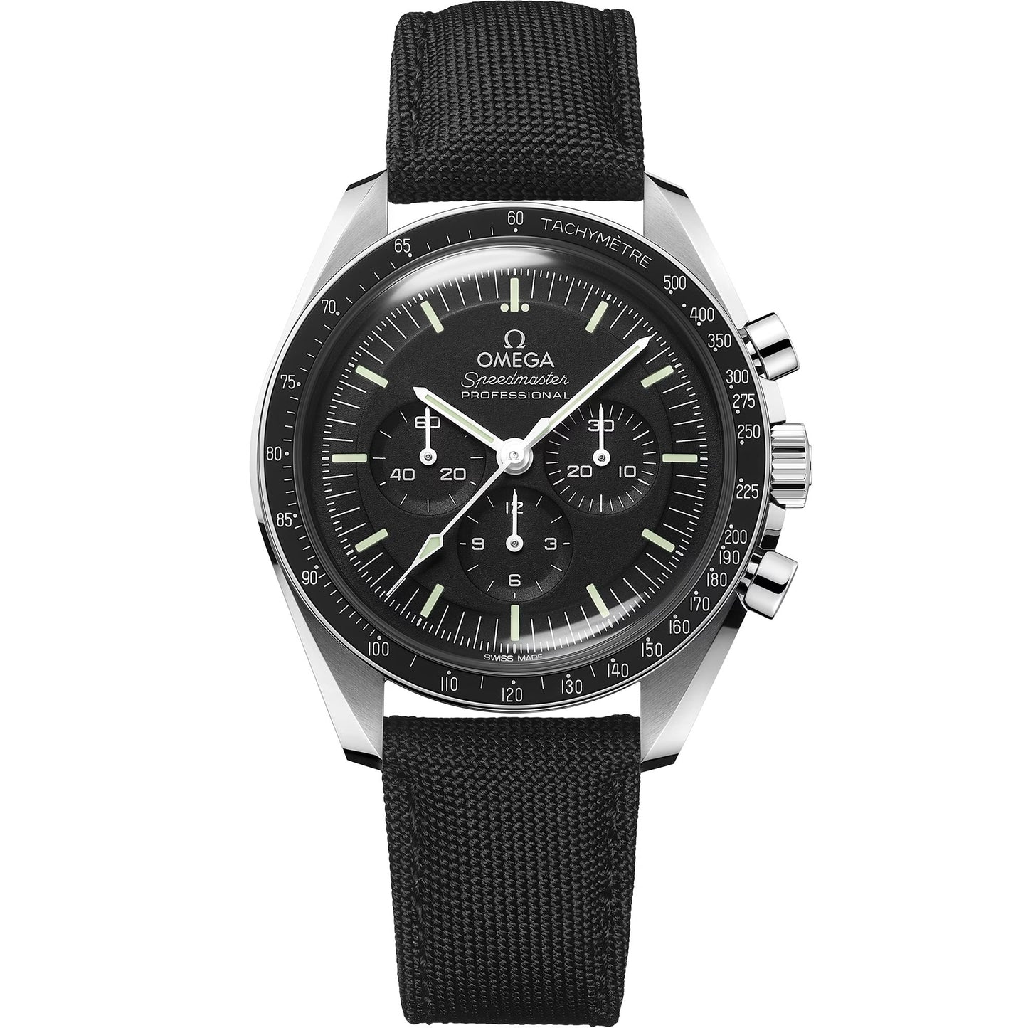 Omega Speedmaster Moonwatch Professional 42 mm — Steel on Coated Nylon Fabric Strap