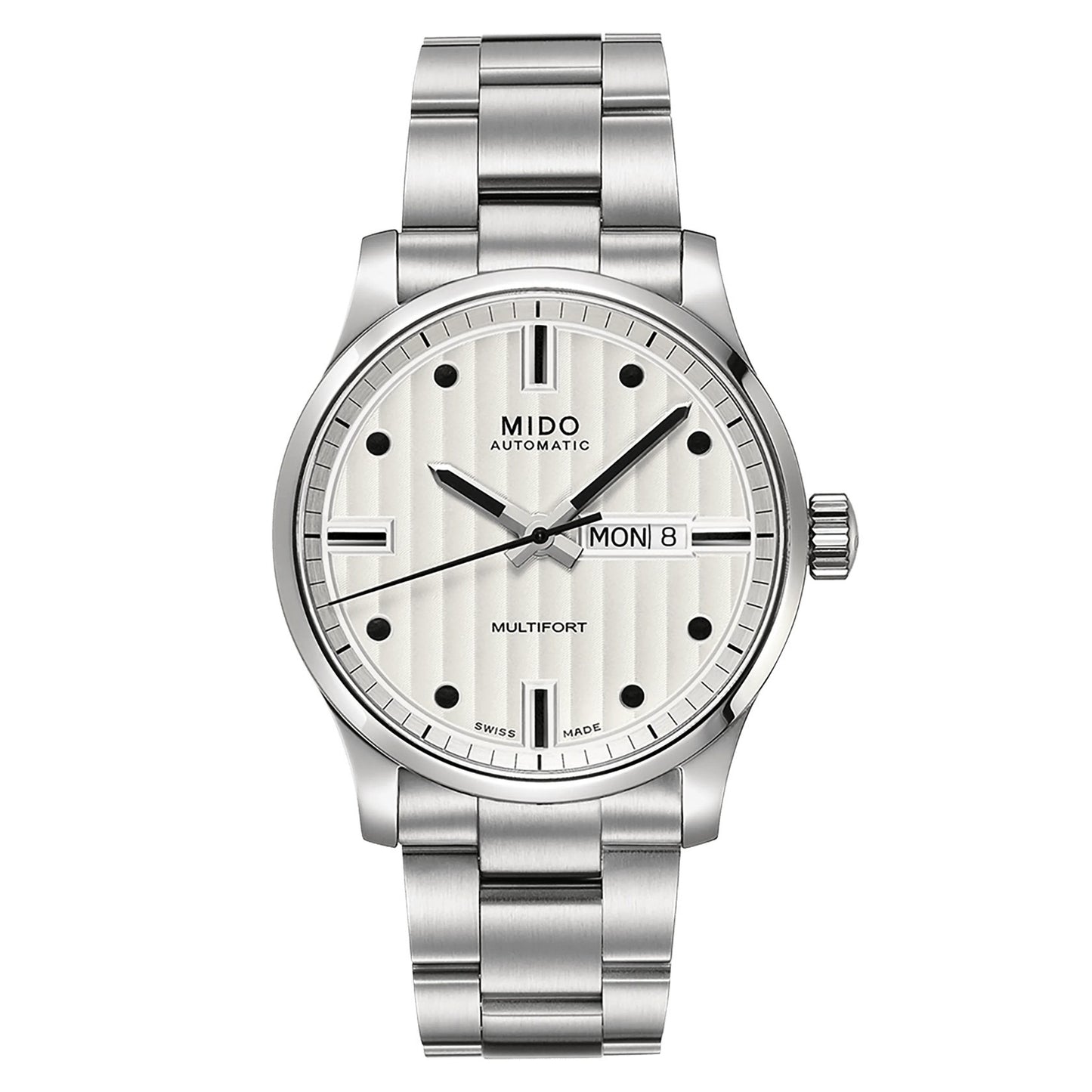 Mido Multifort Gent — Stainless Steel / Silver Dial