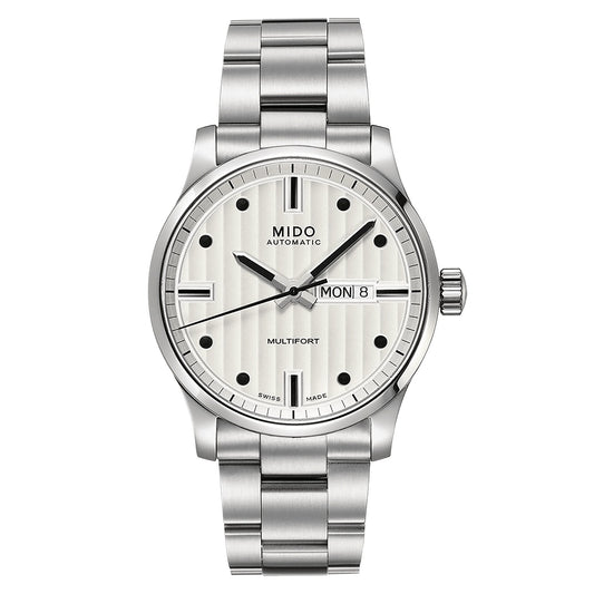Mido Multifort Gent — Stainless Steel / Silver Dial