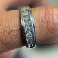 MEN'S  7 ROUND DIAMOND BAND IN 14k WHITE GOLD