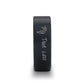 Handwritten Engraved Flat Pipe Cut Black Tungsten Ring Brushed - 4mm - 12mm - 6mm