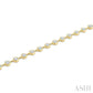 3 Ctw Bezel Set Round Cut Diamond Station Bracelet in 14K Yellow Gold