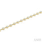 5 Ctw Bezel Set Round Cut Diamond Station Bracelet in 14K Yellow Gold