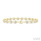 5 Ctw Bezel Set Round Cut Diamond Station Bracelet in 14K Yellow Gold