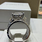3.75 CTW Three-Piece Princess Cut Diamond Wedding Set | 10K White Gold