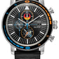 Citizen Rebel Starfighter Black Dial Leather Strap CA0870-43W CA087043W