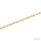 3/4 Ctw Bezel Set Baguette and Round Cut Diamond Fashion Bracelet in 14K Yellow Gold