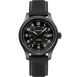 Hamilton Khaki Field Titanium Auto - Dial color:Black - H70575733
