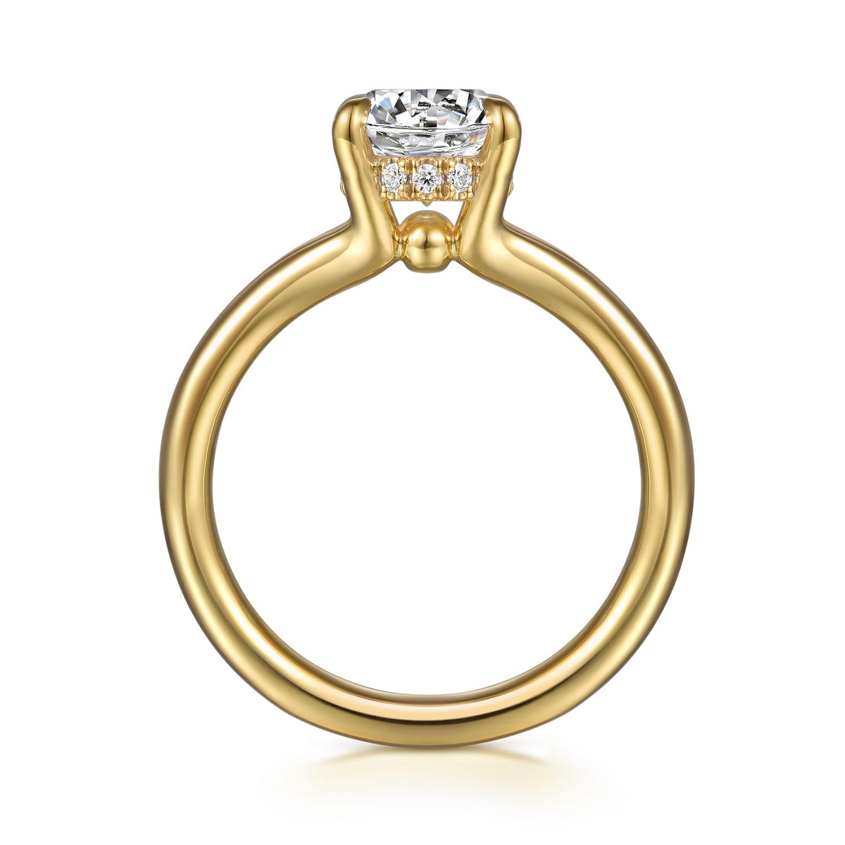 14K YELLOW GOLD SEMI GABRIEL N CO 10X8X5.7 S2291503