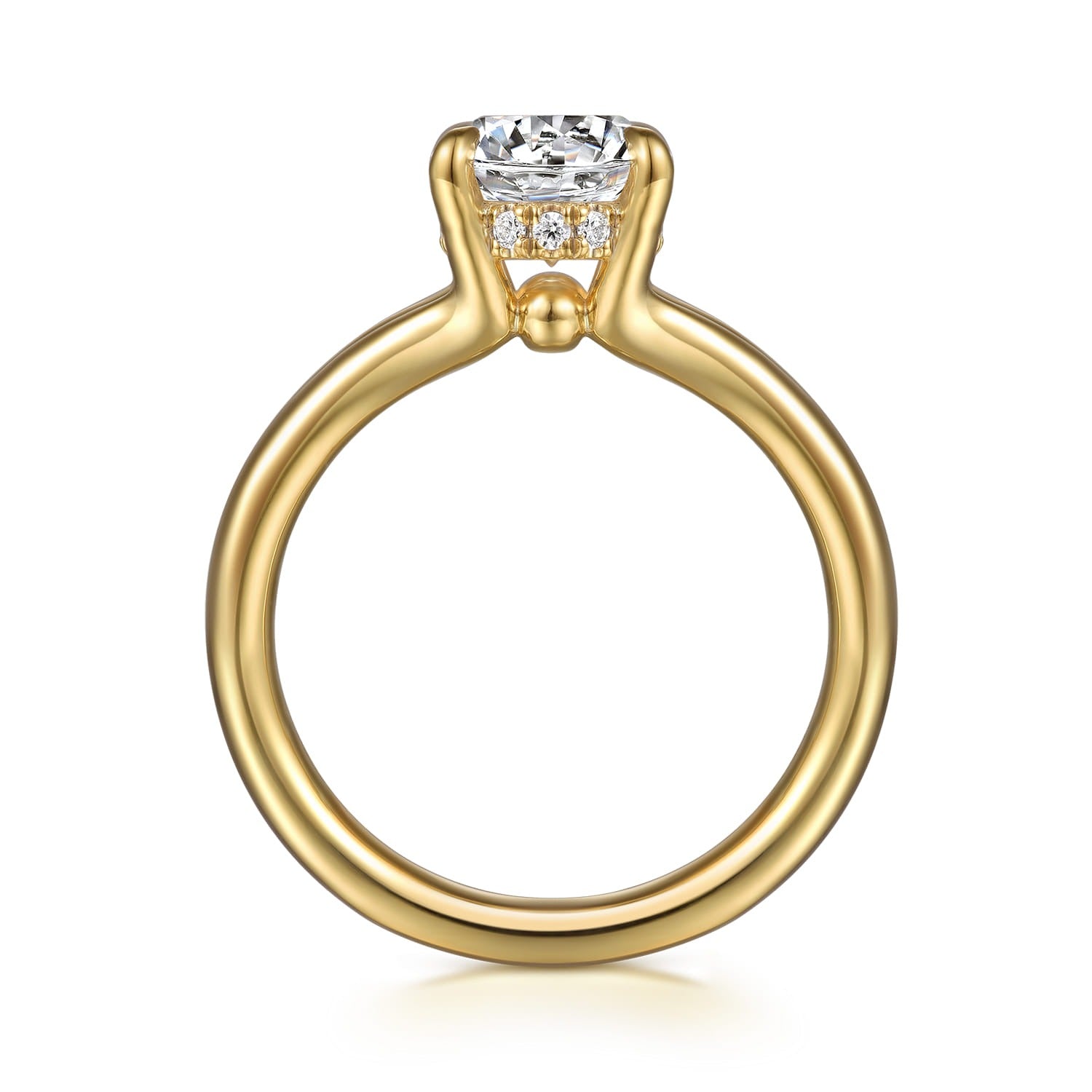 14K YELLOW GOLD SEMI GABRIEL N CO 10X8X5.7 S2291503